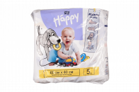 Пеленки детские Bella Baby Happy (Хэппи), размер 60х60см, 5шт